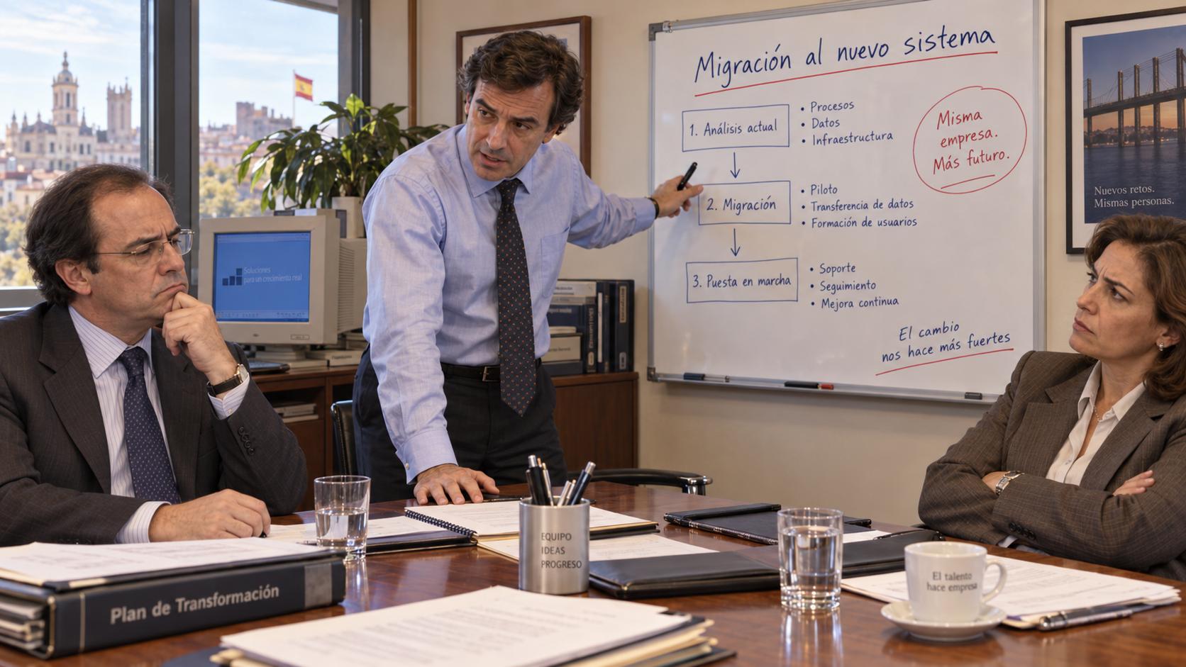 Planteamiento de necesidad de cambio