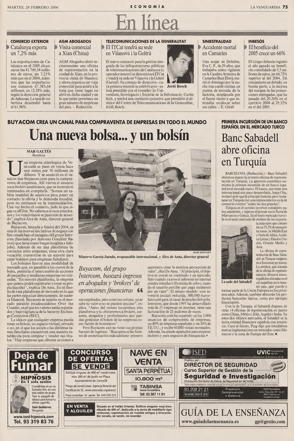 Una nueva bolsa… y un bolsín