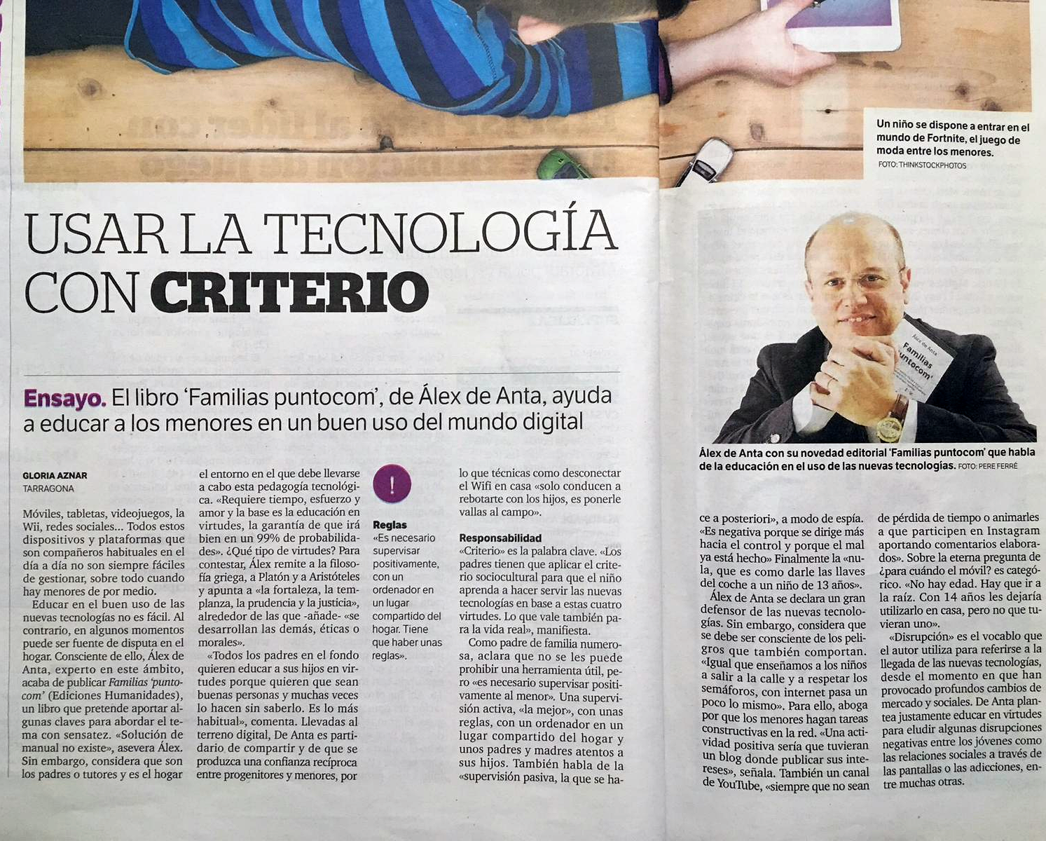 Usar la tecnología con criterio